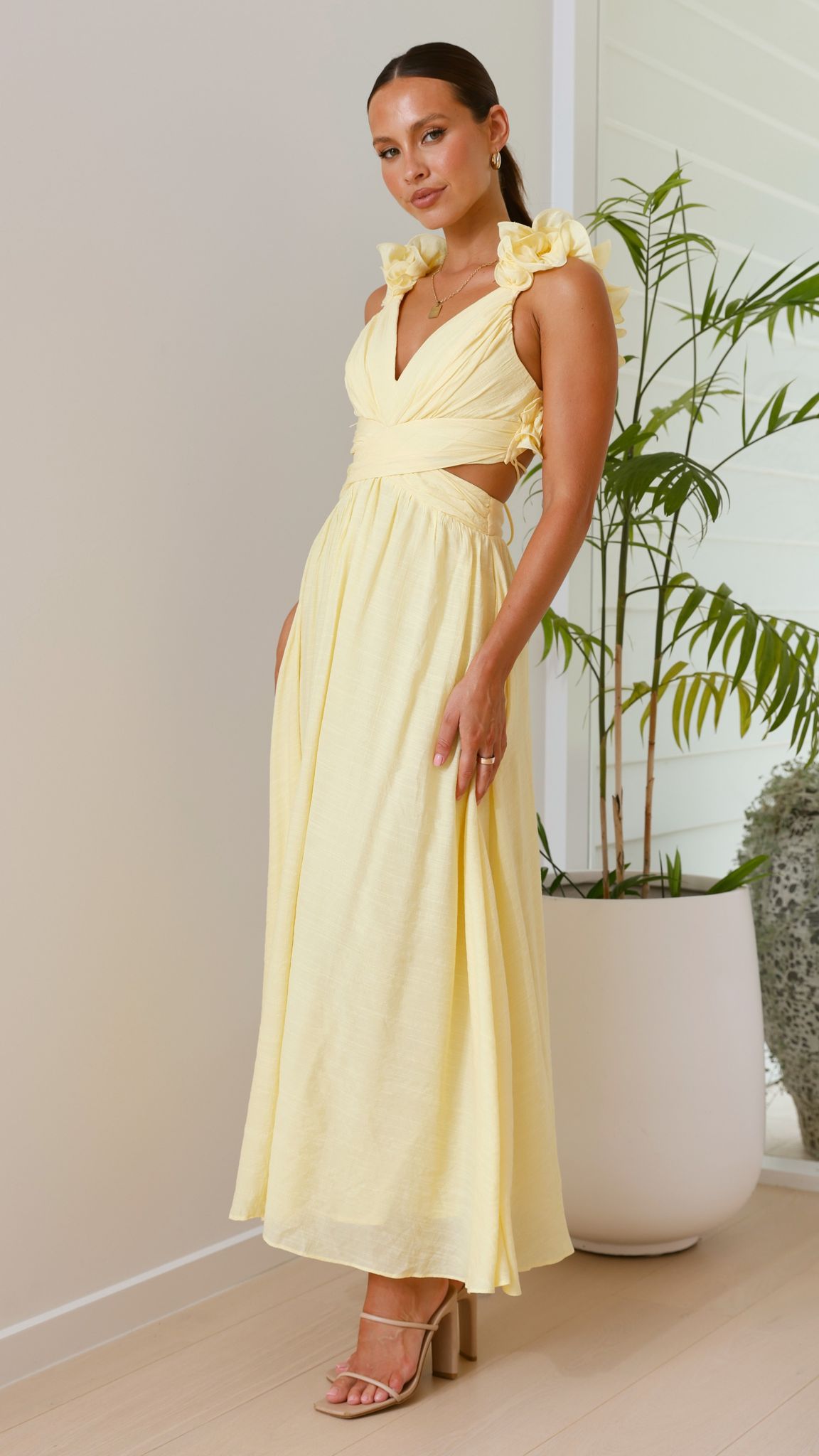 Galilhai Maxi Dress - Yellow