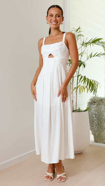 Load image into Gallery viewer, Shaylee Maxi Dress - White - Billy J
