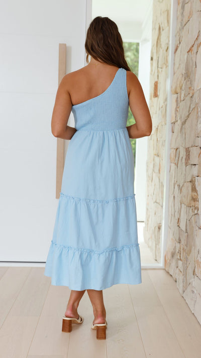 Load image into Gallery viewer, Alanna Midi Dress - Sky Blue

