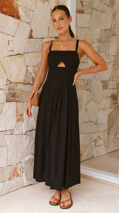 Load image into Gallery viewer, Shaylee Maxi Dress - Black
