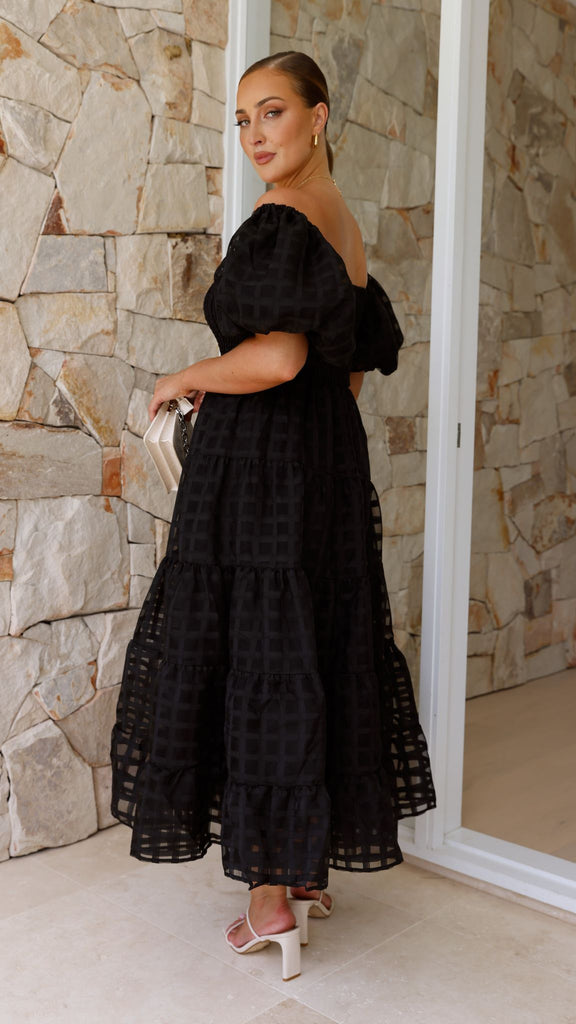 Deemi Maxi Dress - Black