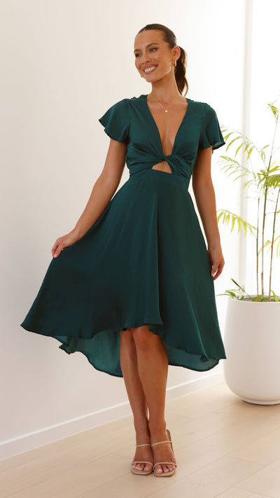 Load image into Gallery viewer, Sunny Daze Dress - Emerald
