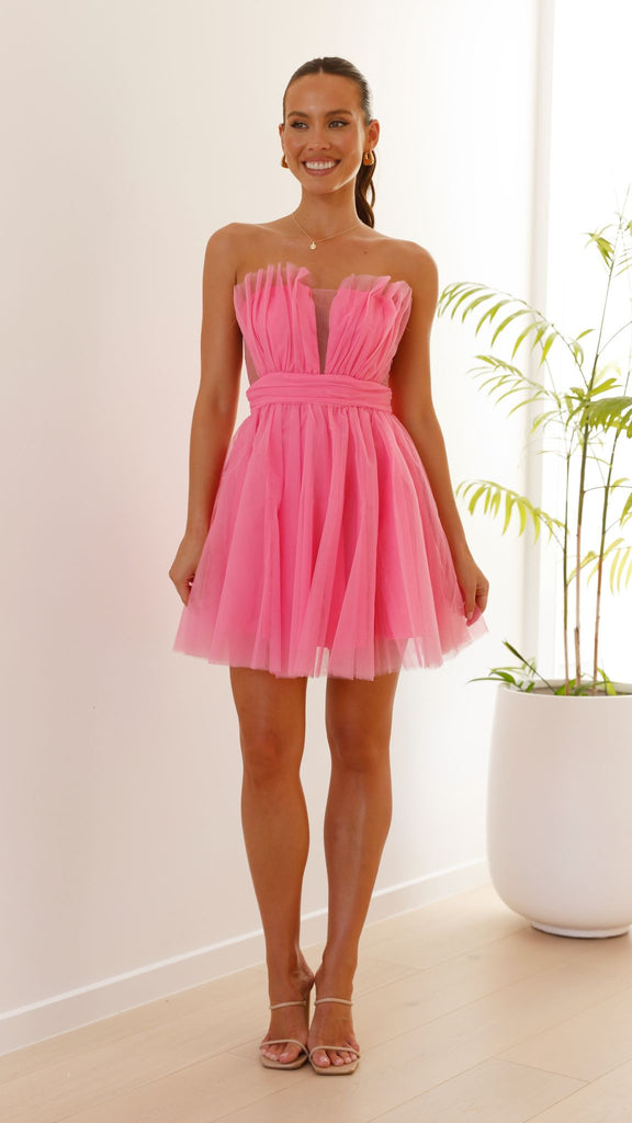 Mylee Mini Dress - Pink