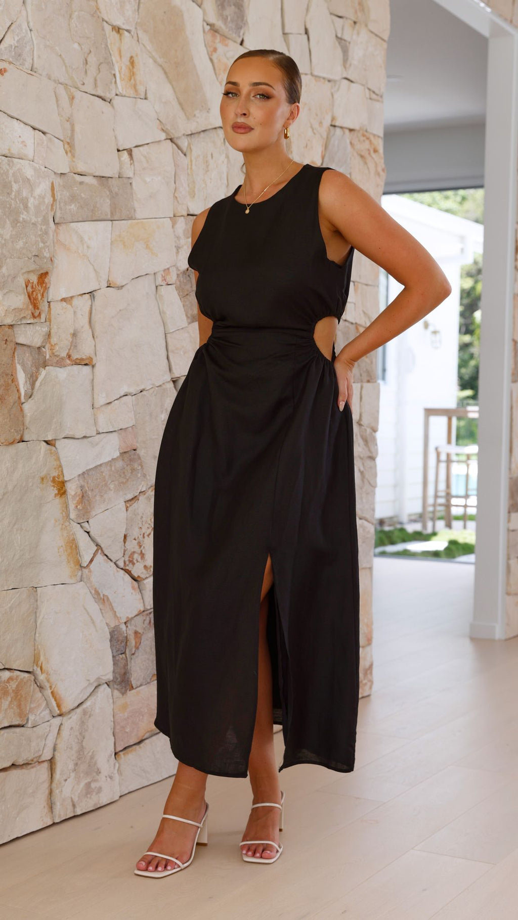 Jamila Midi Dress - Black