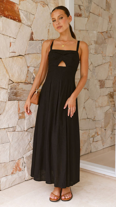 Load image into Gallery viewer, Shaylee Maxi Dress - Black
