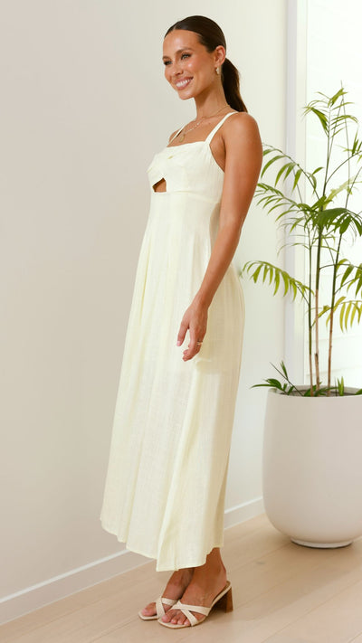 Load image into Gallery viewer, Shaylee Maxi Dress - Yellow - Billy J
