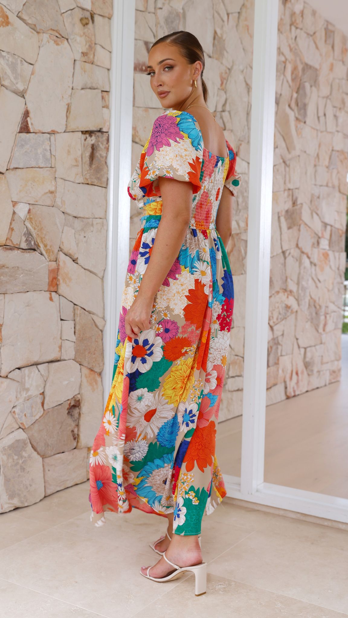 Baker Maxi Dress - Multi Floral - Billy J