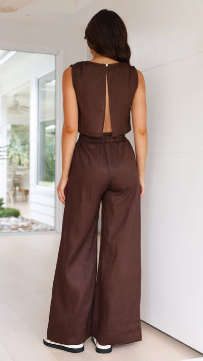 Load image into Gallery viewer, Hadelinde Pants - Chocolate
