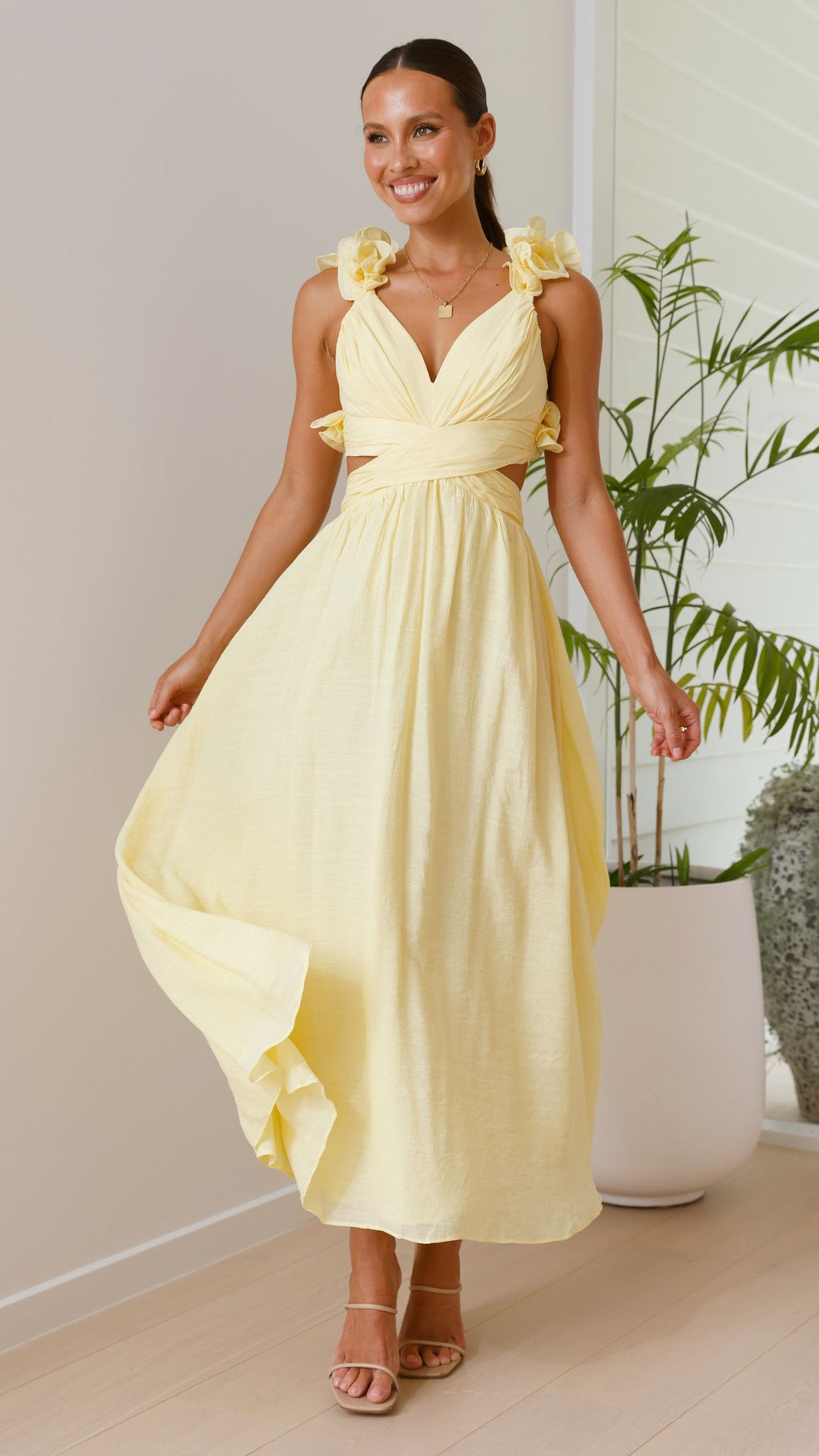 Galilhai Maxi Dress - Yellow