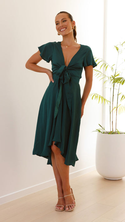Load image into Gallery viewer, Sunny Daze Dress - Emerald
