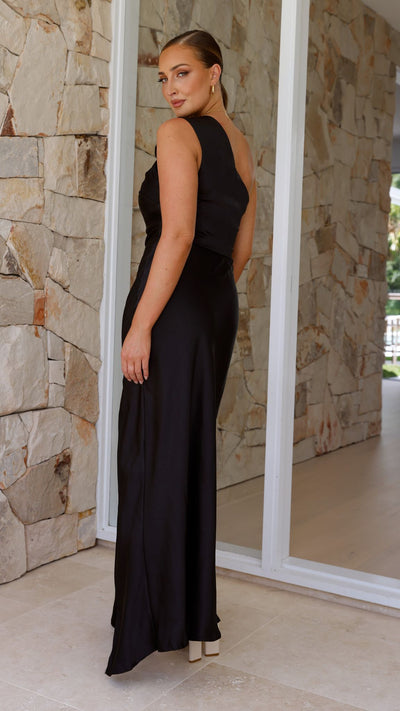 Load image into Gallery viewer, Victoria Maxi Dress - Black
