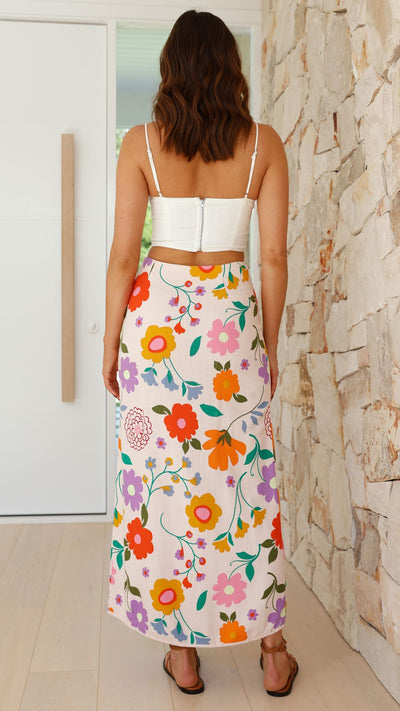 Load image into Gallery viewer, Dagna Maxi Skirt - Amsterdam Print
