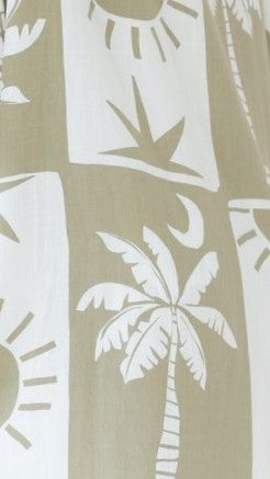 Ipanema Shorts - Green Palms