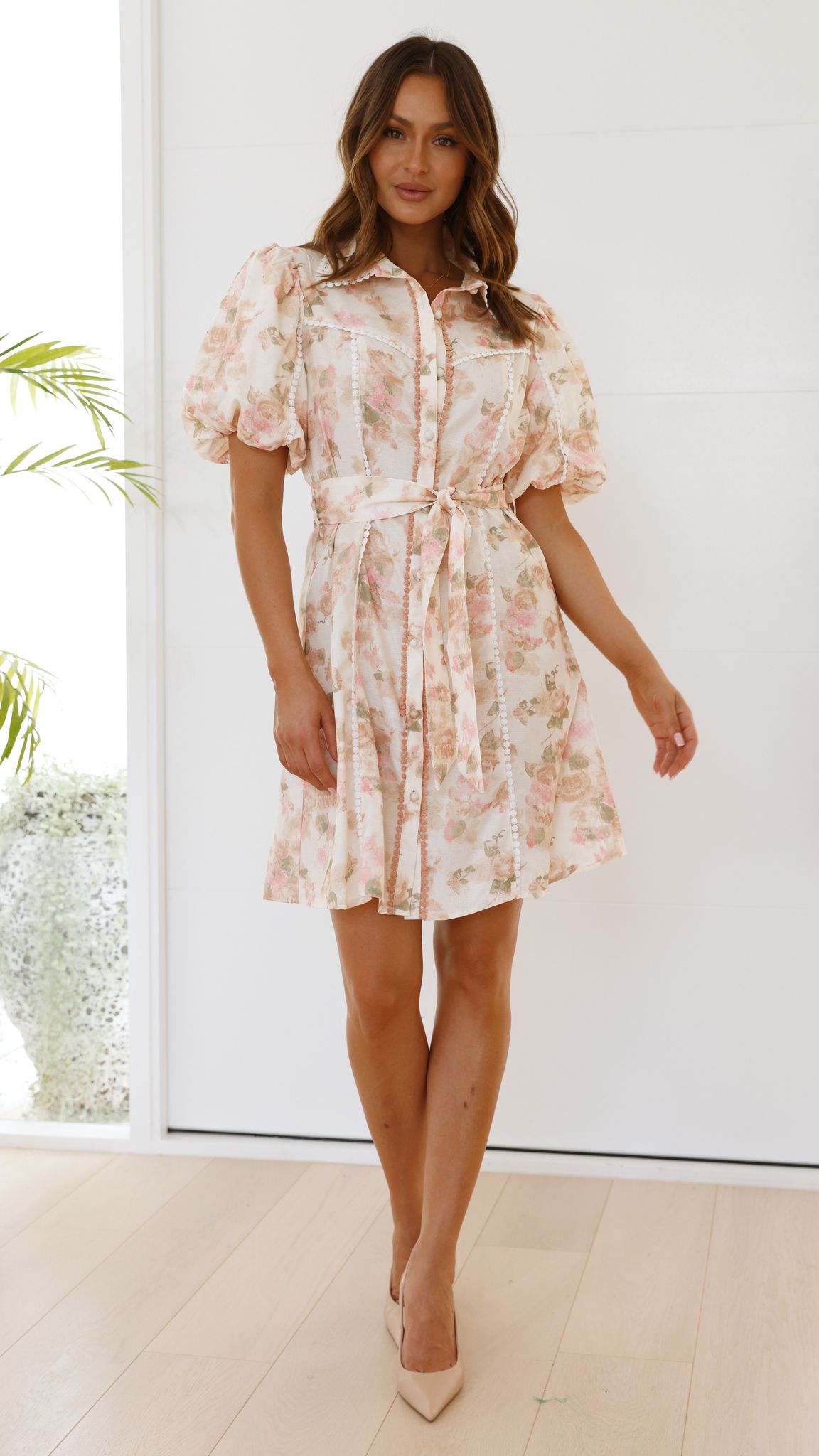 Mason Mini Dress - Blossom Print