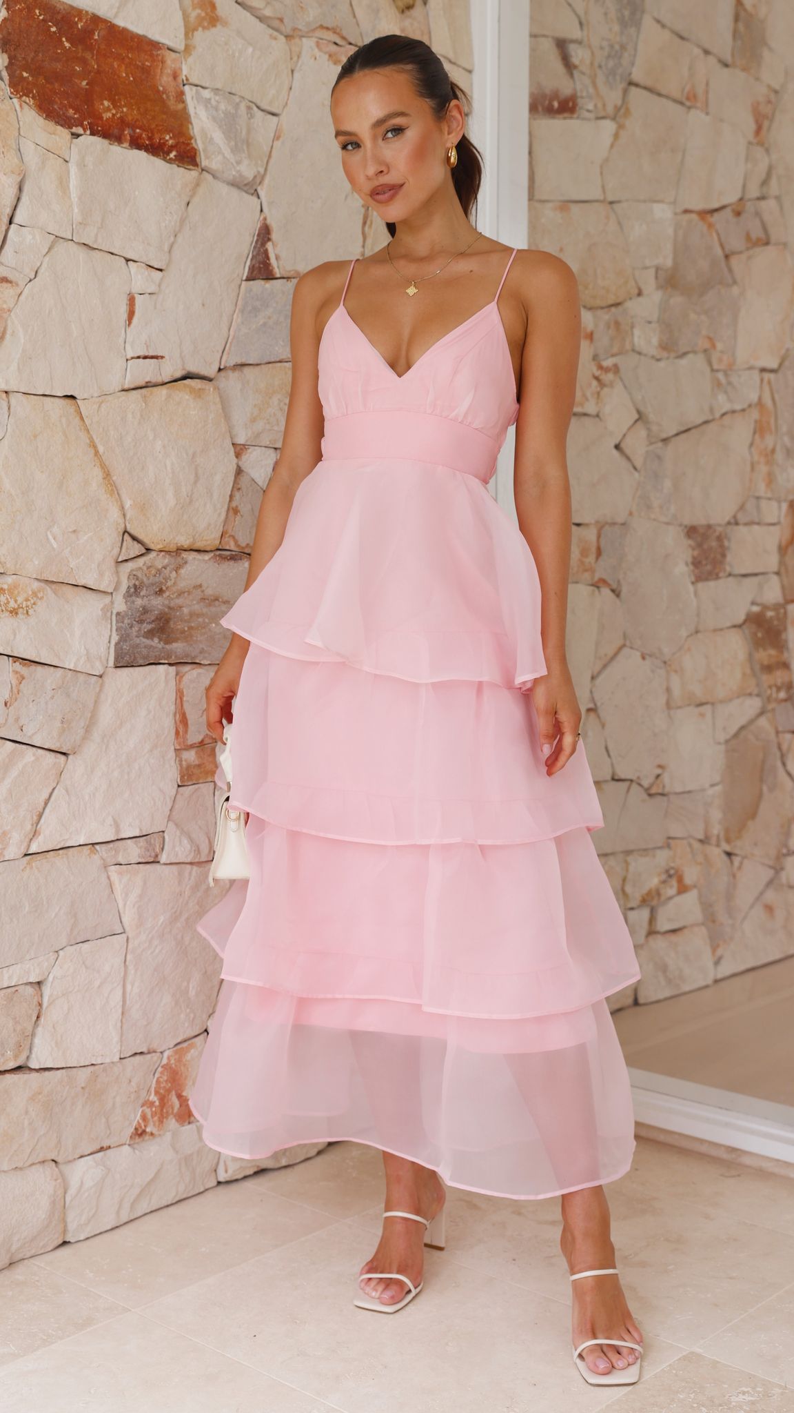 Shayla Maxi Dress - Pink