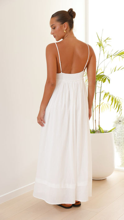 Load image into Gallery viewer, Elouise Maxi Dress - White
