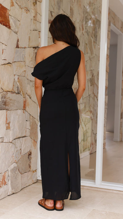 Load image into Gallery viewer, Luci Maxi Dress - Black - Billy J

