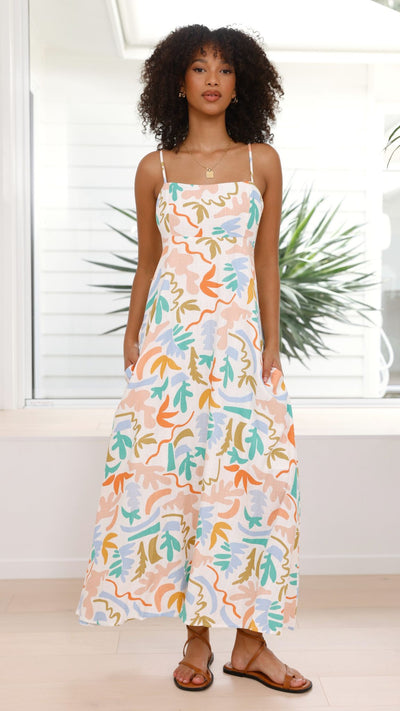 Load image into Gallery viewer, Dissy Maxi Dress - Tierra Print - Billy J
