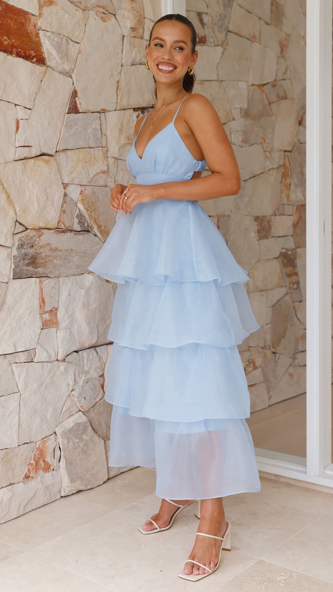 Shayla Maxi Dress - Blue