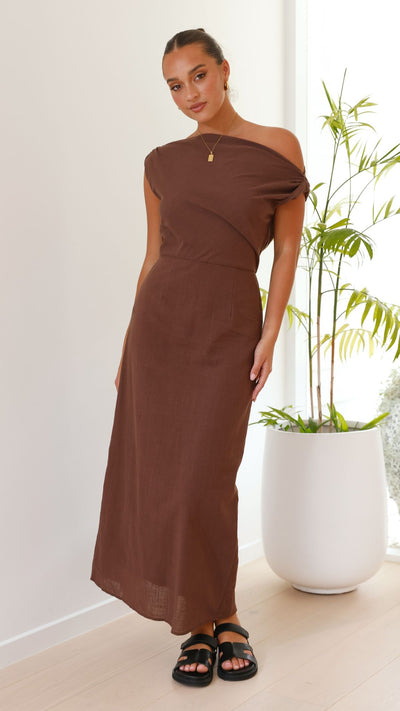 Load image into Gallery viewer, Luci Maxi Dress - Brown
