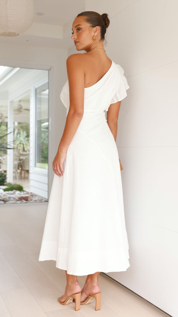 Stassie Midi Dress - White