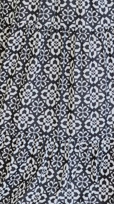 Load image into Gallery viewer, Sienna Mini Dress - Black Mosaic - Billy J
