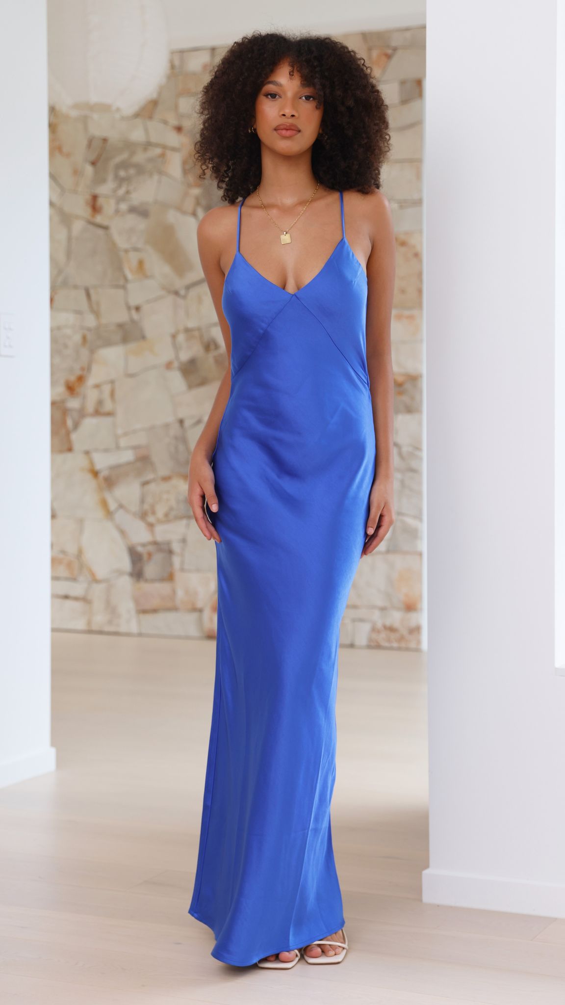 Gisella Maxi Dress - Cobalt Blue
