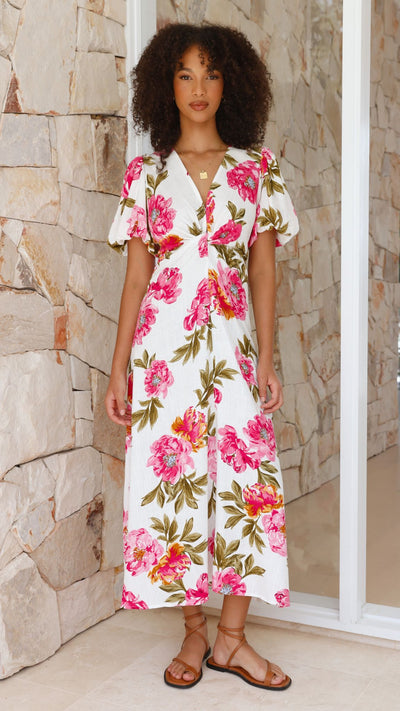 Load image into Gallery viewer, Blaire Midi Dress - Bonita Floral - Billy J
