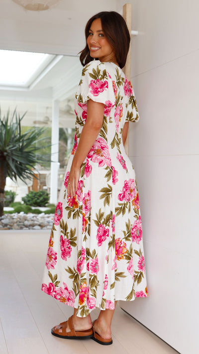 Load image into Gallery viewer, Blaire Midi Dress - Bonita Floral - Billy J
