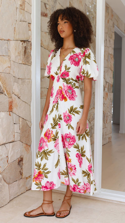 Load image into Gallery viewer, Blaire Midi Dress - Bonita Floral - Billy J
