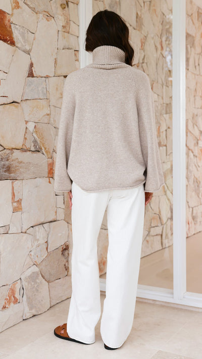 Load image into Gallery viewer, Jacques Knitted Jumper - Oatmeal - Billy J
