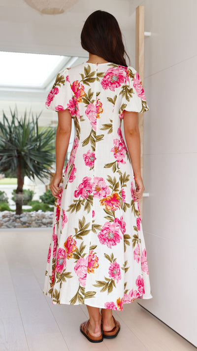 Load image into Gallery viewer, Blaire Midi Dress - Bonita Floral - Billy J
