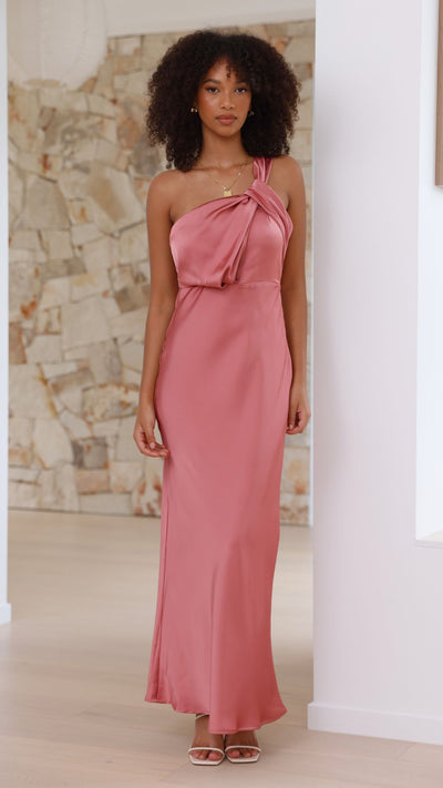 Load image into Gallery viewer, Greta Maxi Dress - Baked Rose
