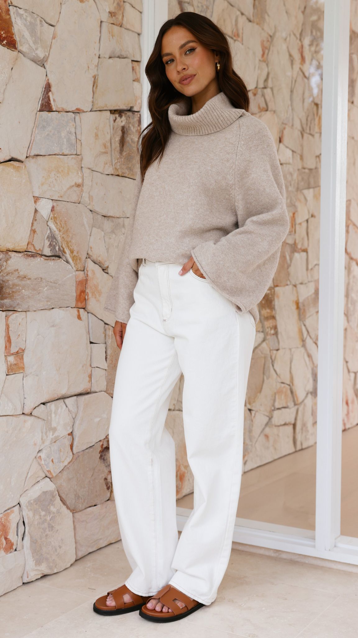 Jacques Knitted Jumper - Oatmeal - Billy J