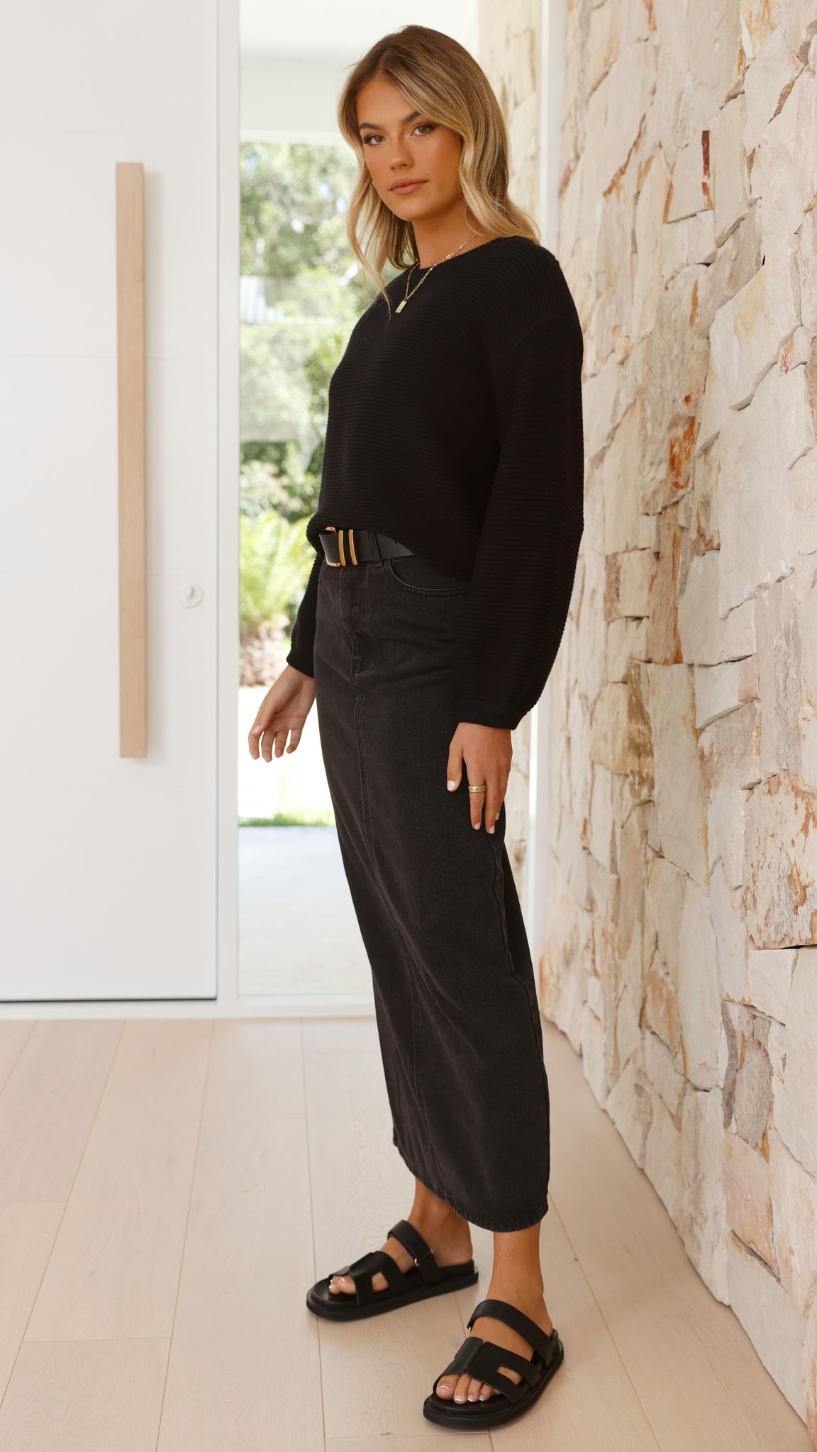 Carmel Knit - Black - Billy J