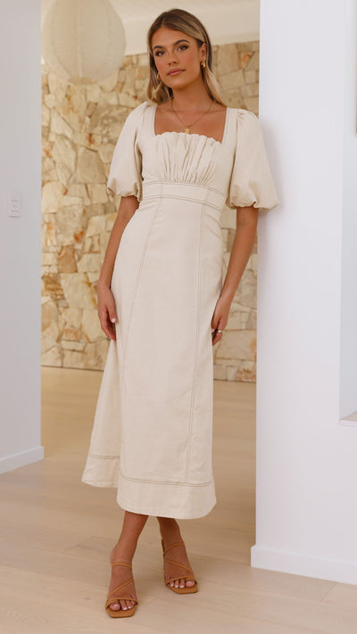 Load image into Gallery viewer, Jayde Maxi Dress - Cream
