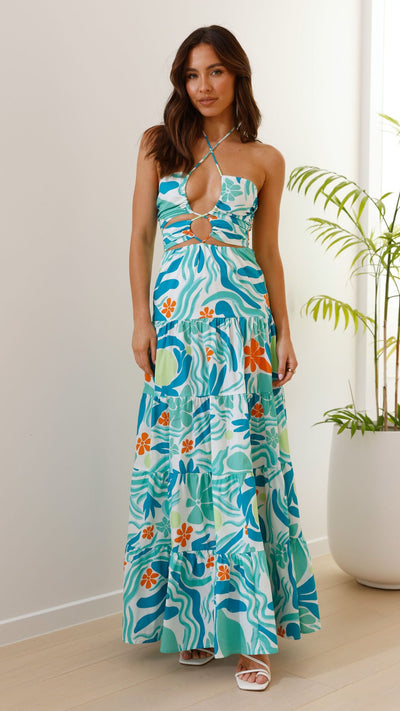 Load image into Gallery viewer, Montero Maxi Dress - Montero Print

