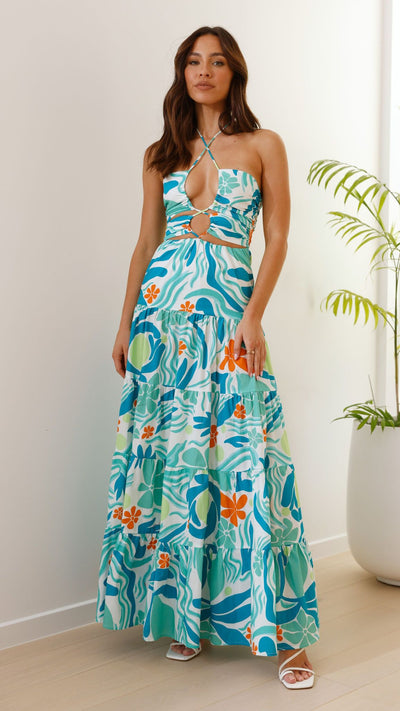 Load image into Gallery viewer, Montero Maxi Dress - Montero Print - Billy J
