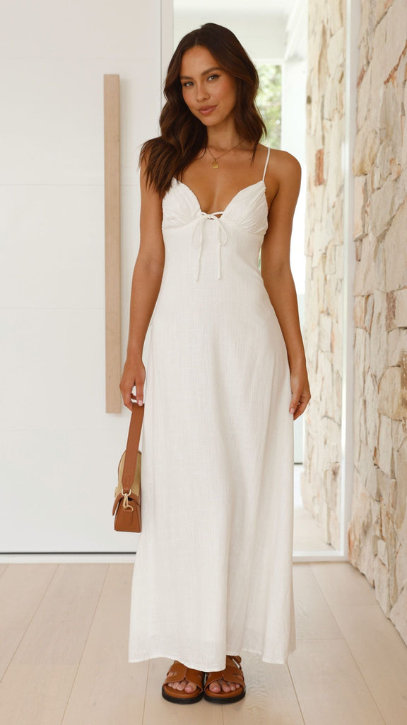 Coco Maxi Dress - White