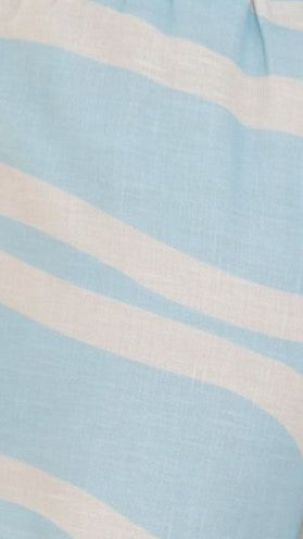 Bondi Shorts - Blue / White Wave Print