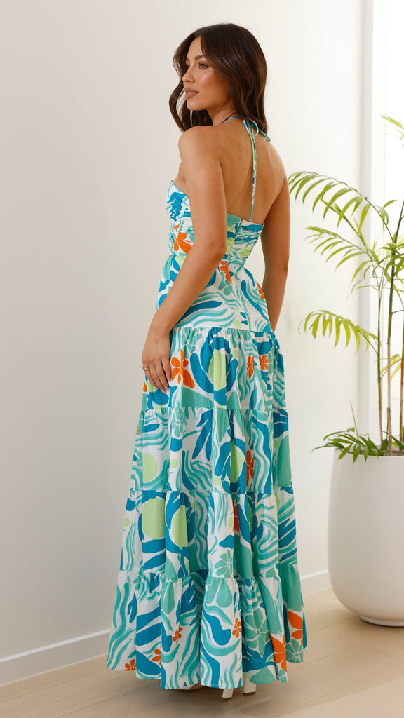 Montero Maxi Dress - Montero Print - Billy J