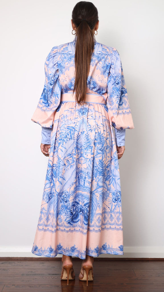 Taia Maxi Dress - Madeline Blue - Billy J