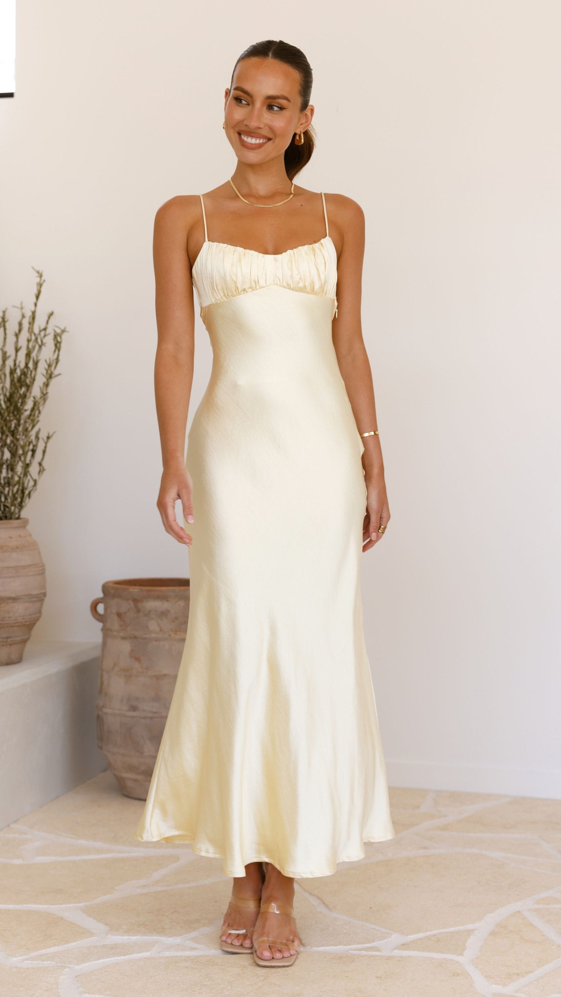 Rue Maxi Dress - Yellow - Billy J