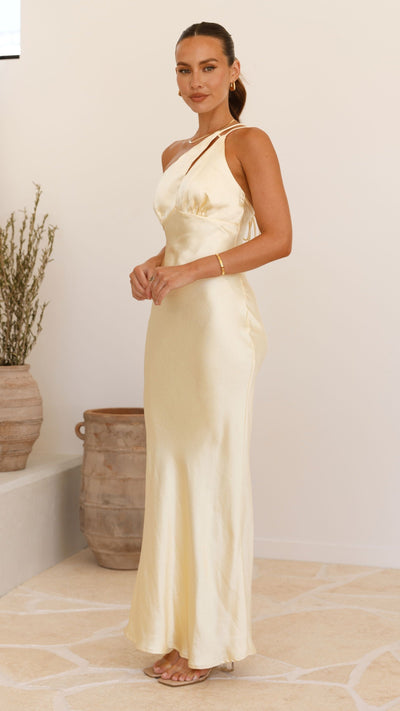 Load image into Gallery viewer, Hailey Maxi Dress - Yellow - Billy J
