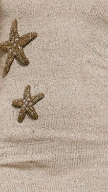 Esmi Starfish Mini Dress - Beige - Billy J