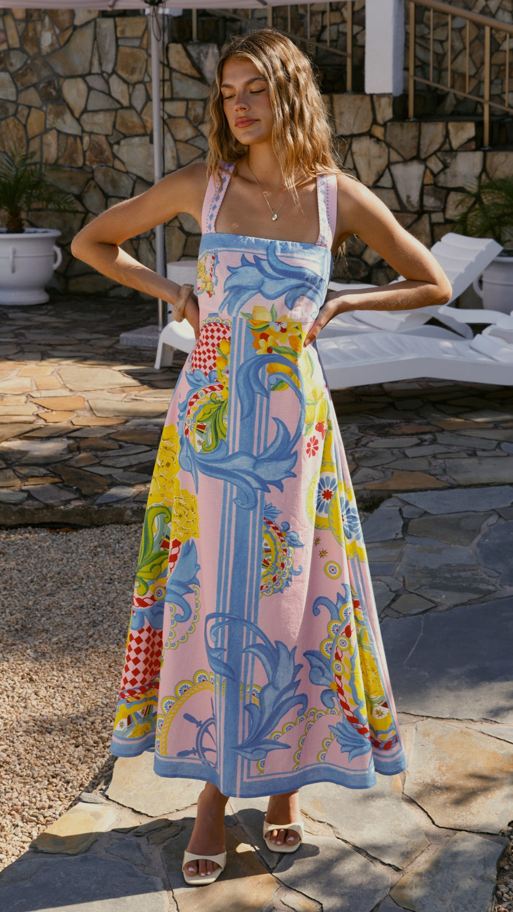 Sella Maxi Dress - Summer in Sicily - Billy J
