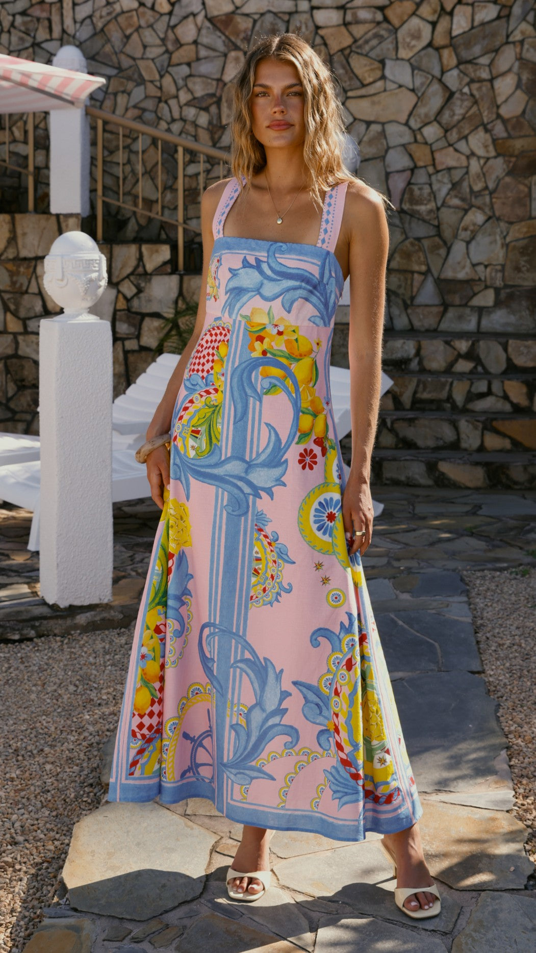 Sella Maxi Dress - Summer in Sicily - Billy J