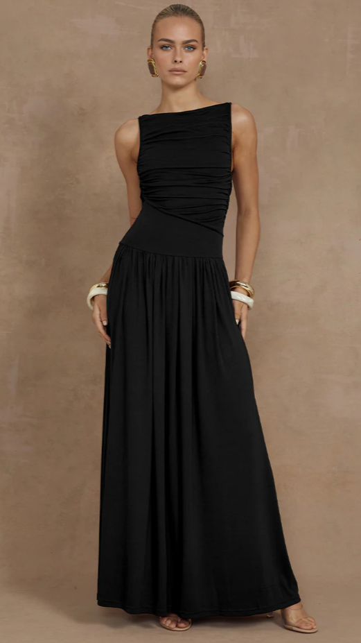 Nalla Maxi Dress - Black - Billy J