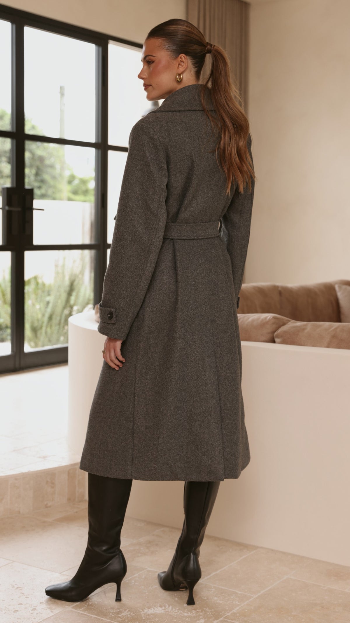 Aspen Coat - Charcoal - Billy J