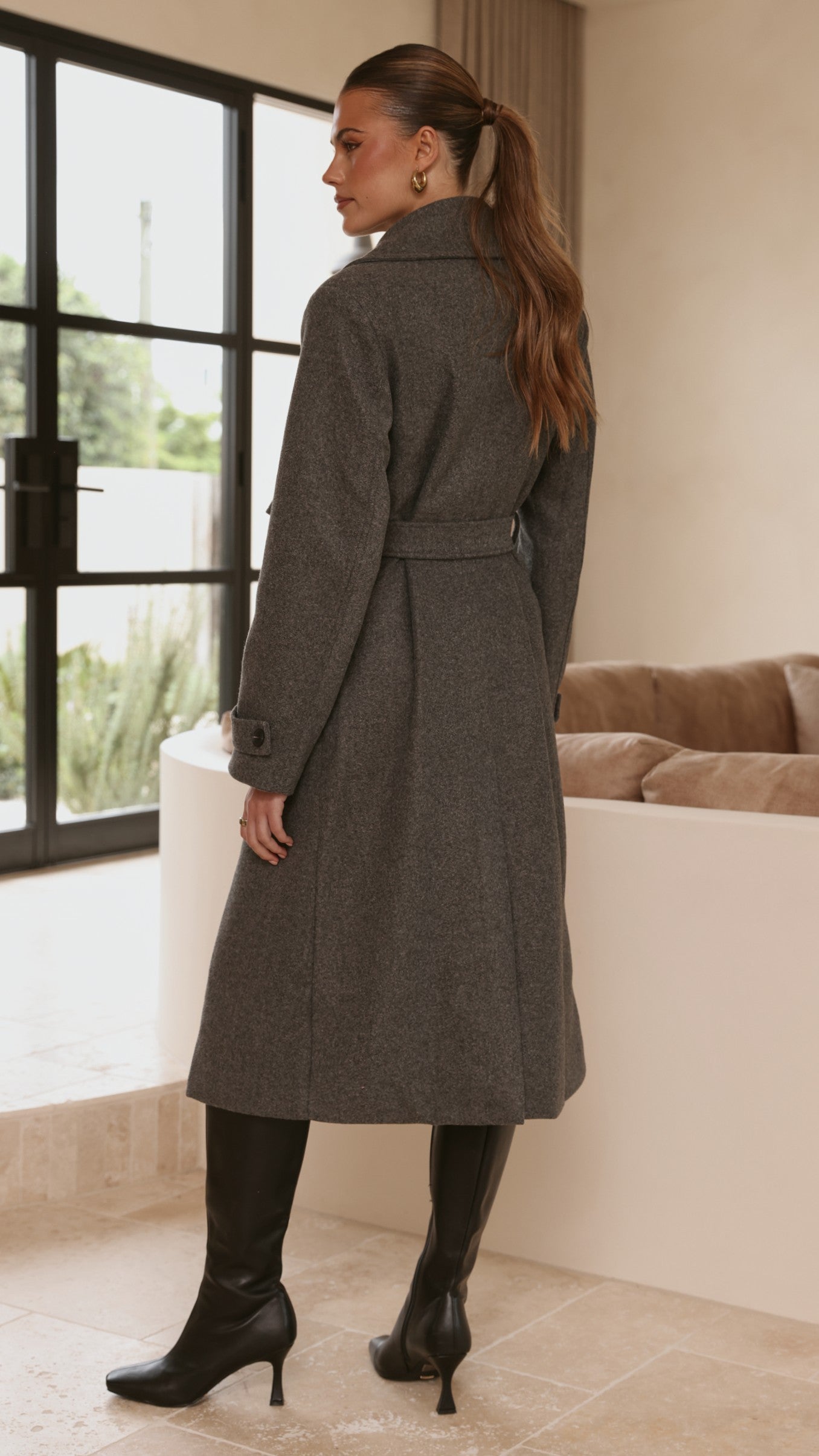 Aspen Coat - Charcoal - Billy J